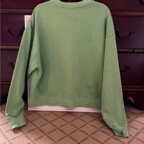WeWoreWhat mid weight long sleeve oversized fit  sweatshirt - sage green M - Picture 2 of 9